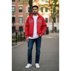 Majestic | Jackets & Coats | Vintage Majestic Red Sox Lined Puffer